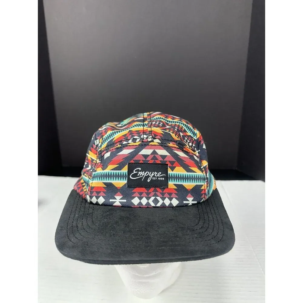 Empyre Brand 5 Panel Aztec Print Unisex Cotton Polyester Hat One Size‎